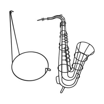 Saxophon aus Metall - 95 cm - zum Aufstellen und Aufhängen