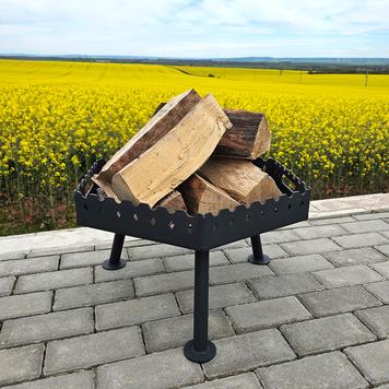 Feuerschale für Garten und Terrasse - beschichtet - 50 cm